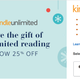 Kindle Unlimited 12 Month Subscription, $89
